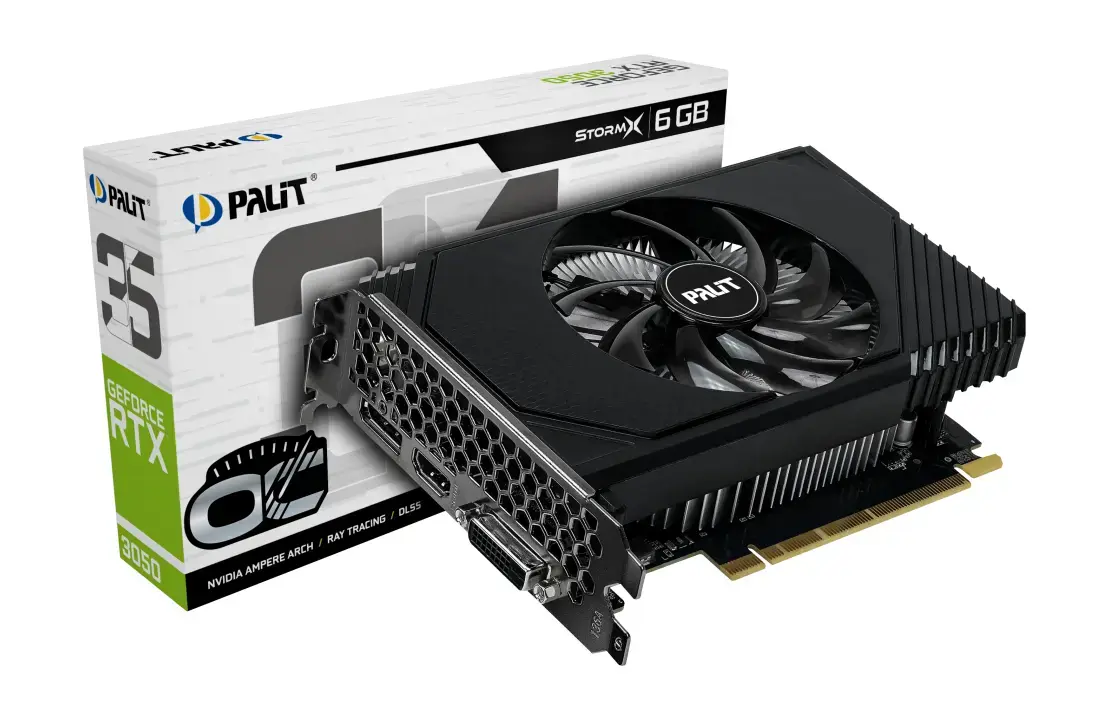 PALIT GeForce RTX 3050 StormX OC — видеокарта 6 ГБ Photo 8