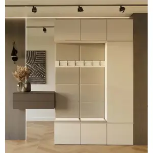 Шкаф top e shop HAGA III 1SZ2W — 7 распашных дверей, 1500×2380×350 мм, кашемировое покрытие, напольный