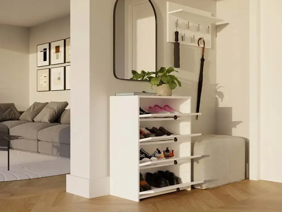 Тумба для обуви top e shop LOKA 4-дверная 660×380×850 мм Photo 8