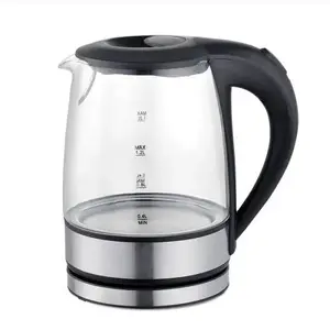 Elektriskais stikla tējkanna Maestro MR-062-BLACK, 1630 W, stikla korpuss, 1.7 l