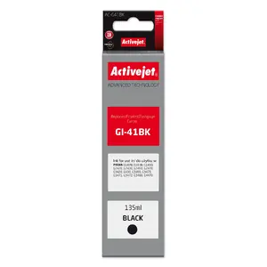 Ink bottle ActiveJet AC-G41BK for Canon printers — compatible replacement for Canon GI-41BK, 135 ml, black