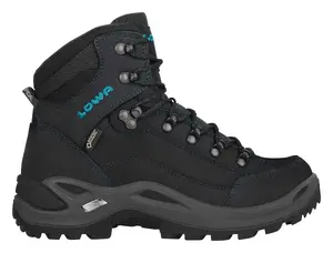 Hiking boots Lowa Renegade GTX Mid Ws – nubuck leather upper, Gore‑Tex, Vibram outsole, PU midsole, women's