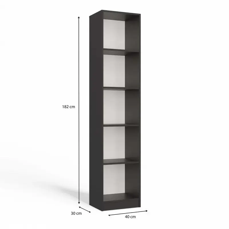 Книжный шкаф 40 см Anthracite — top e shop Photo 6