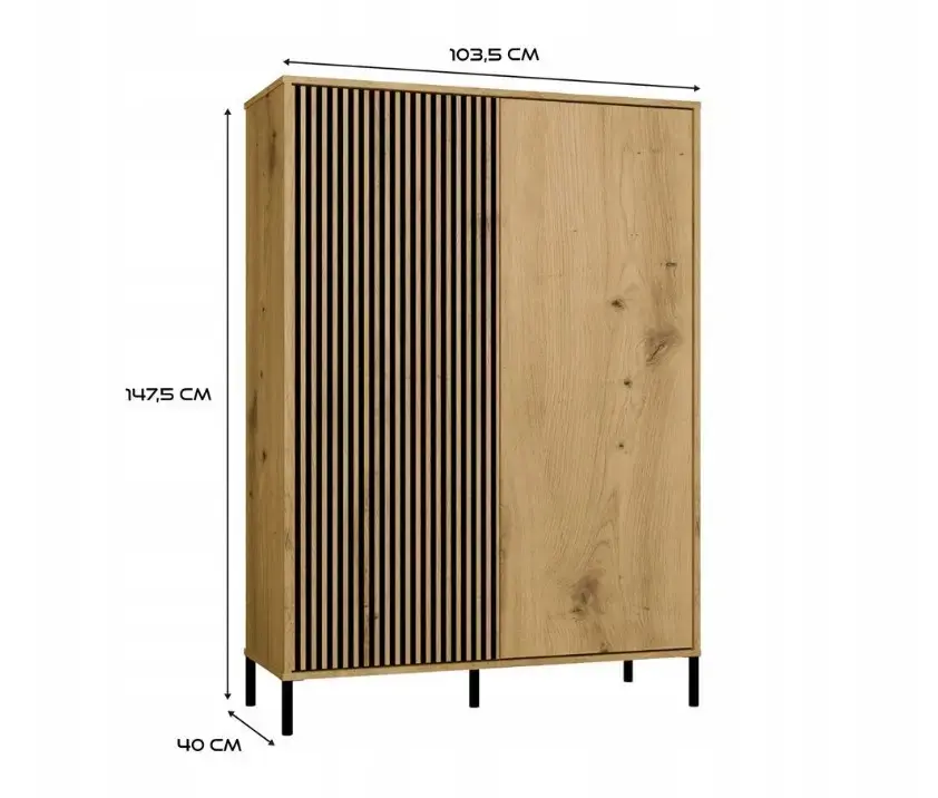 Izstāžu skapis top e shop KAMARO 2DD SLIM Photo 5