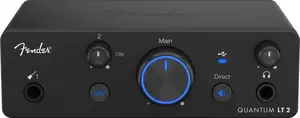 Audio interfeiss Fender Quantum LT 2 no Fender, savienojums USB‑C