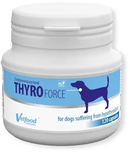 Dietary supplement Vetfood Thyroforce for dogs, 120 capsules
