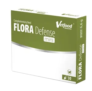 Dog supplement Vetfood Flora Defense MINI, 30 capsules