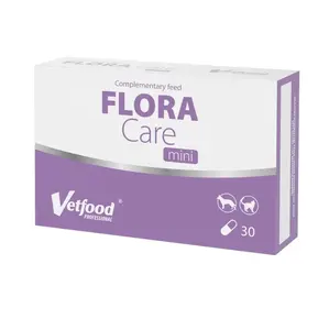 Vetfood Flora Care Mini digestive supplement for dogs — 30 capsules