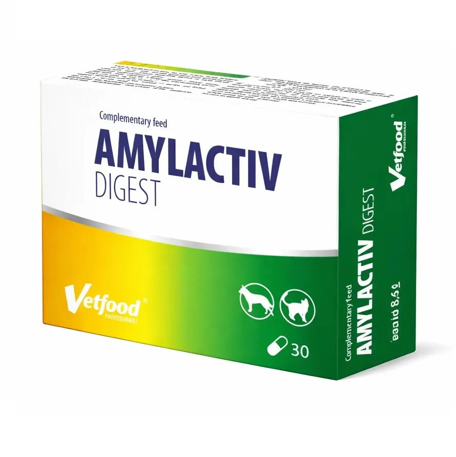 Gremošanas uztura papildinājums Vetfood Amylactiv Digest