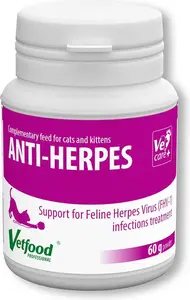 Vetfood Anti-Herpes immune support for cats 60 g — Vetfood