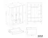 Skapis top e shop ROMANA 160x205 Cashmere Photo 9