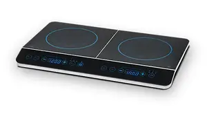Countertop induction hob MEDION MD 15324, 2 cooking zones, 3500 W, touch controls, LED display, 603×355×70 mm