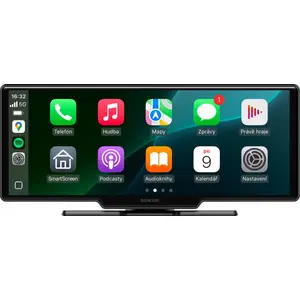 In-car multimedia receiver SENCOR SCT M1060BWT with CarPlay and Android Auto support