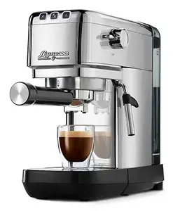 Espresso machine Tchibo Lapressa semi-auto, 0.98 L water tank, 2-cup, 1300 W, stainless steel