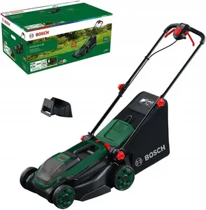 Cordless Lawn Mower Bosch Rotak 18V2-38 solo — 18V battery platform, 38 cm cutting width