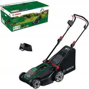 Газонокосилка Bosch Rotak 18V-43 solo аккумуляторная — платформа 18 В, ширина скашивания 43 см