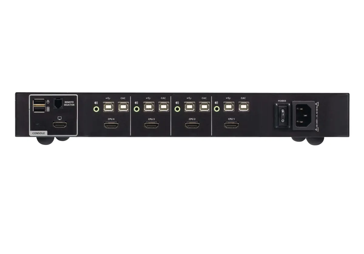 ATEN 4‑порт USB HDMI KVM‑переключатель с CAC Photo 2