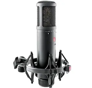 Студийный микрофон sE Electronics sE2200 — проводной, mini XLR (3-pin), 20–20000 Гц, чувствительность 145 дБ, SNR 86 дБ, 48 В, чёрный