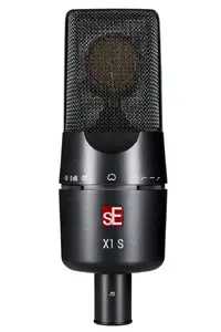 Студийный микрофон sE Electronics X1 S — конденсаторный, XLR-3, 20–20000 Гц, чувствительность -30.5 дБ, фантом 48 В, черный