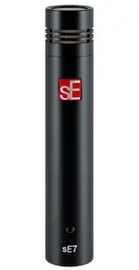 Studijas mikrofoni komplekts sE Electronics sE7 — vadu XLR-3, 20–20000 Hz, jutība −34,5 dB, 48 V fantompadeve, melns un sarkans