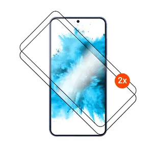 Tempered Glass Screen Protector FIXED Full Cover 2.5D for Samsung Galaxy S26, 2 pcs, black