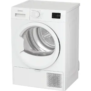 Front-load dryer INDESIT C YSD 72D WW EE — 7 kg, heat pump, digital display, depth 54.5 cm, white, energy class E