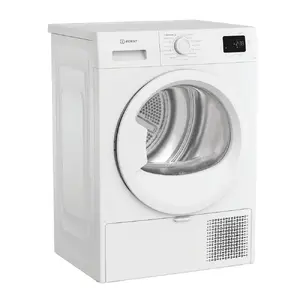 Front‑loading dryer INDESIT C YSD 83D WW EE — 8 kg heat‑pump, LED display, D energy class, 54.5 cm depth, white