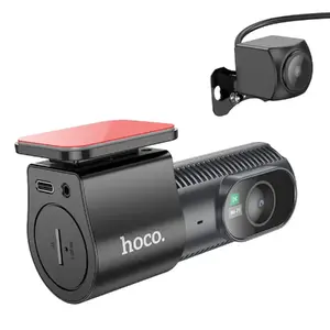 Dash cam HOCO DV8 with 1.47" screen, front 2K resolution and rear camera 720P/25fps