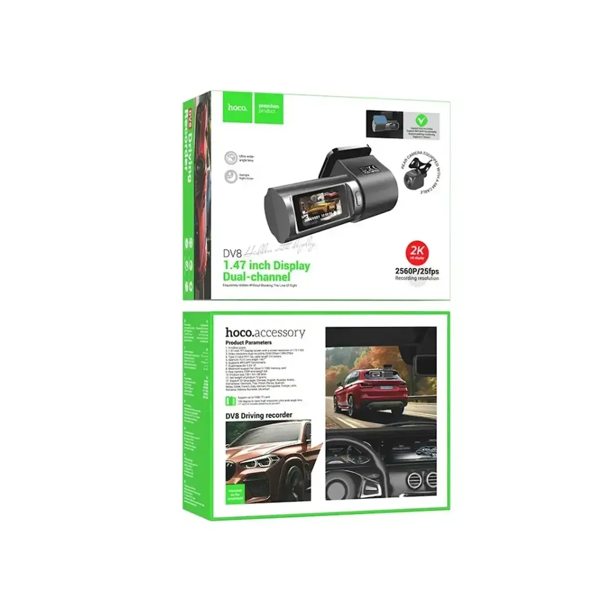 HOCO DV8 autoreģistrators ar 1,47" ekrānu Photo 2