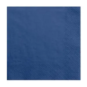 Papīra salvetes Paw Decor Collection 33×33 cm vienkrāsainas tumši zilas 100% pārstrādātas
