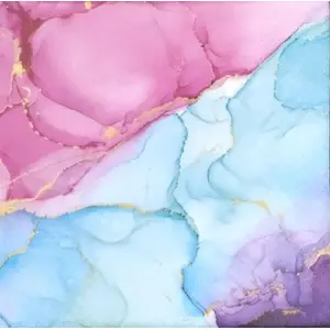 Papīra salvetes Paw Decor Collection Watercolor Dream 33×33 cm, kvadrātveida, vienslāņu