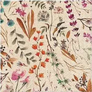Papīra salvetes Paw Decor Collection SALVETES 33x33 cm Floral – 100% pārstrādātas