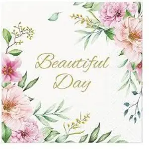 Salvetes Paw Decor Collection Special Flowers 33x33 cm, papīra servietes