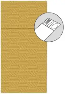 Paper Napkins Paw Decor Collection Inspiration Texture Gold 40×40 cm 3-ply