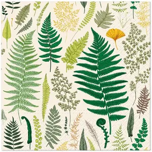 Napkins Paw Decor Collection Botanical Memories 33×33 cm — paper table napkins, single-ply