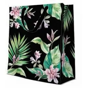 Gift Bag Paw Decor Collection Medium 20x25x10 cm — Exotic Flowers