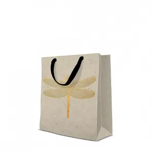 Gift Bag Paw Decor Collection Square 17×17×6 cm Dragonfly