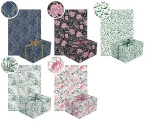 Dāvanu iesaiņošanas papīrs Paw Decor Collection 70 x 200 cm Neitrāls 24 loksnes
