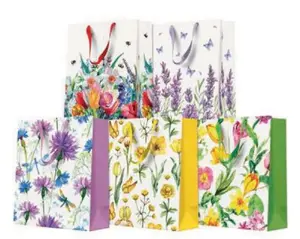 Gift Bag Paw Decor Collection Medium 20x25x10 cm, Medium Mix 1
