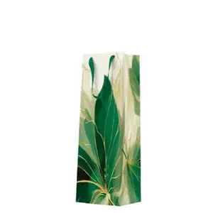 Gift Bag for Bottle Paw Decor Collection PL11AGB1100604, 12×37×10 cm, Modern Jungle Bloom
