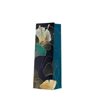 Gift Bag for Bottle Paw Decor Collection PL11AGB1100704 12×37×10 cm with Ginko Accents
