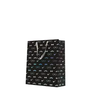 Gift Bag Paw Decor Collection MEDIUM 20×25×10 cm Holographic Celebration