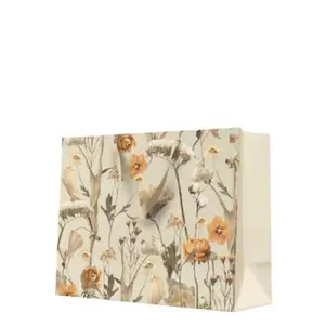 Gift Bag Paw Decor Collection Botanical Dream horizontal 33.5×26.5×13 cm