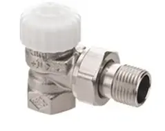 Thermostatic radiator valve Heimeier V-exact II angle DN15 with presetting (MPN 3711-02.000)