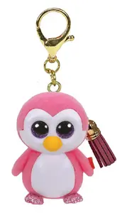Plush Clip Toy TY Mini Boos Clip Glider Penguin – small penguin clip-on plush
