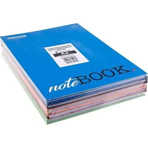 Notebook A4 Oxford 96 sheets squared, pack of 5 — A4, 96 pages, squared ruling