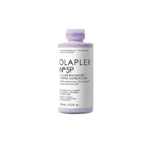 Кондиционер OLAPLEX Nº.5P Blonde Enhancer Toning Conditioner 250 мл — профессиональный тонирующий кондиционер для светлых и седых волос