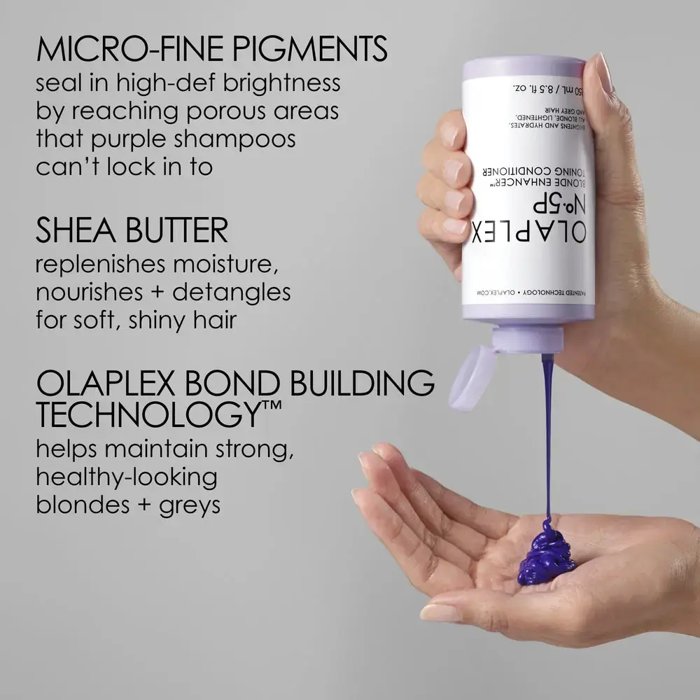 OLAPLEX Nº.5P Blonde Enhancer Toning Conditioner 250 мл Photo 5