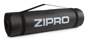 Yoga mat Zipro NBR 1800x600x15 mm — Nitrile Butadiene Rubber, black