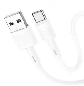 USB-A uz USB-C datu kabelis HOCO X83AcWhite 1 m, balts